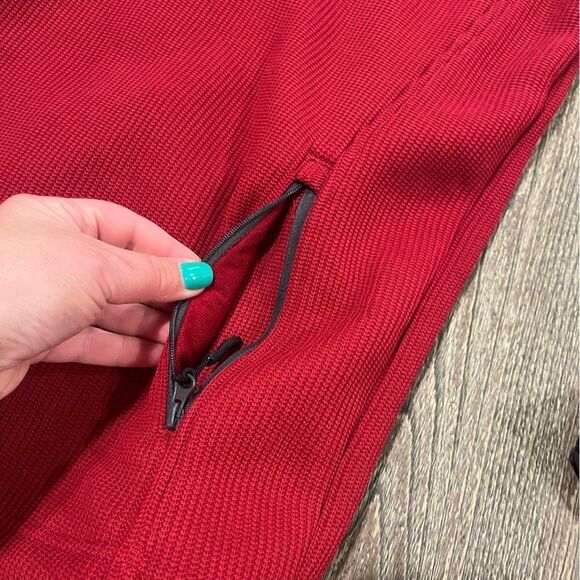 Colosseum Alabama Crimson Tide Pullover Jacket Zipper Pockets High Neck Red Sz M - Picture 8 of 10